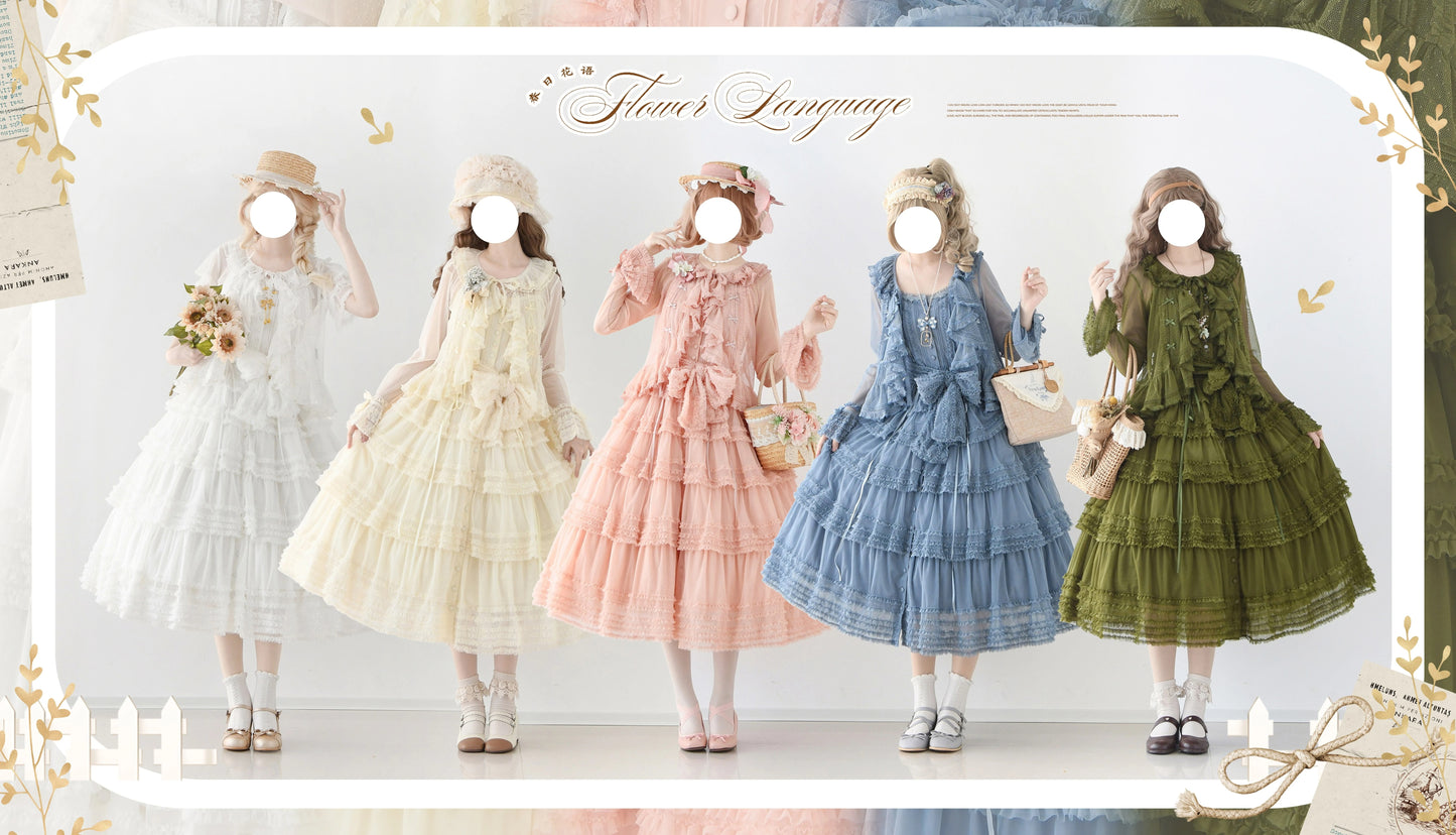 【受注予約~12/24】Lillian's Summer カーディガン(長袖)【Spring Flower Language】