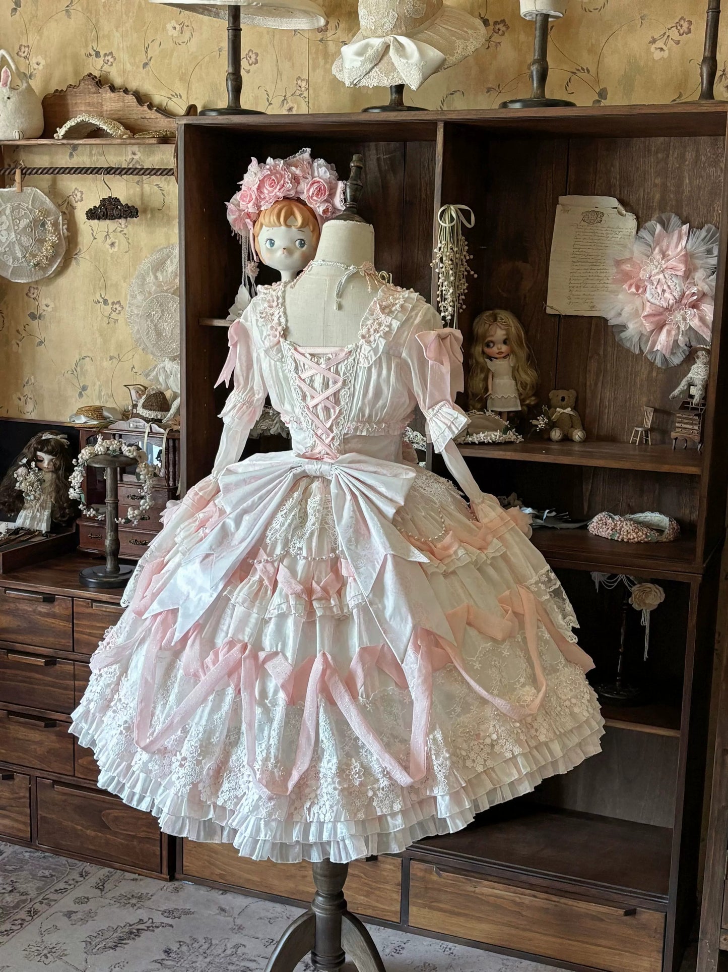 【受注予約~6/23】Flower Mirror Doll 2.0 ワンピース【sedef】