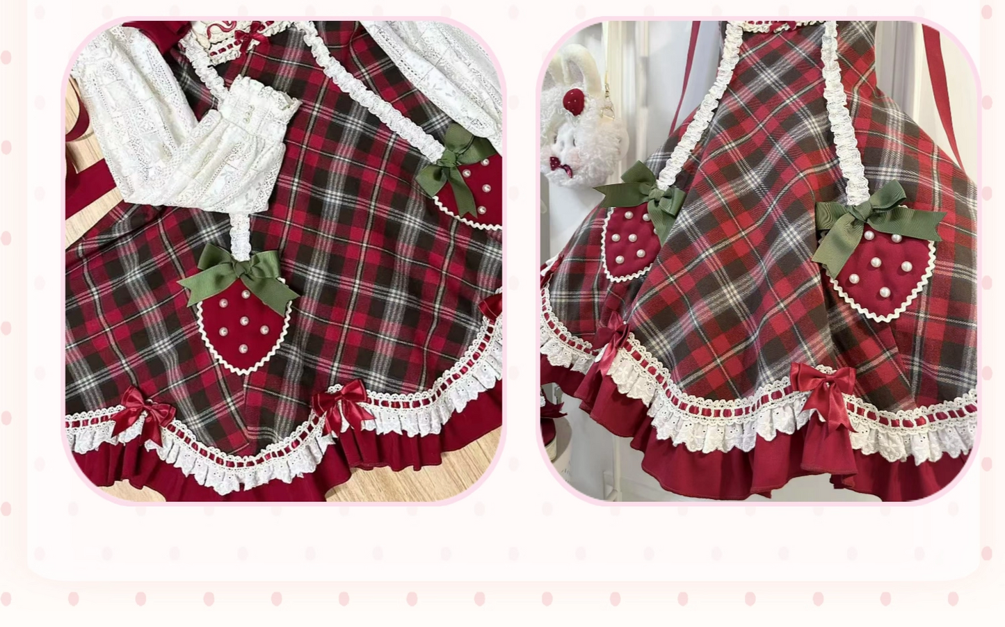 【受注予約~10/20】Rare Berry Box ジャンパースカート・ヘッドドレスセット【櫻姫】