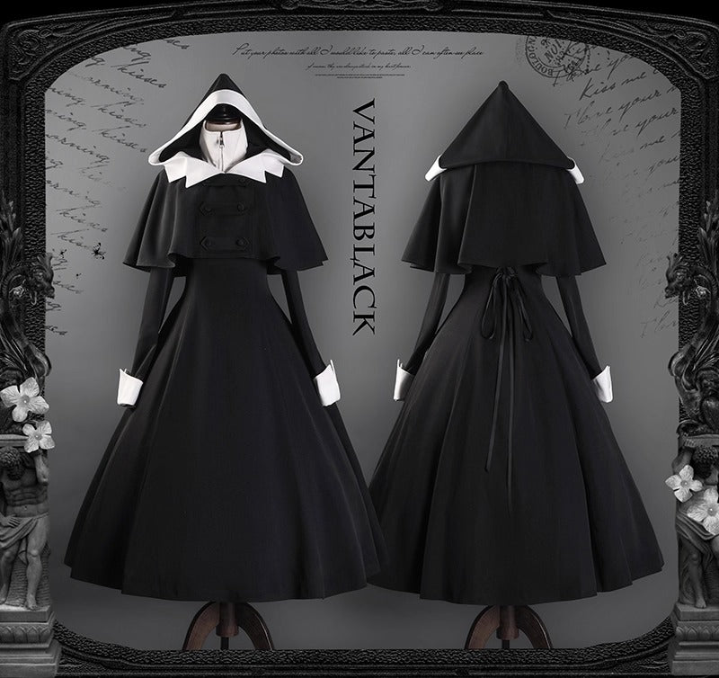 【受注予約~11/24】Priest-Sister ワンピース・ケープ【VantablackStudio】