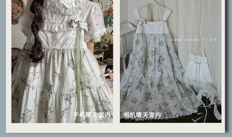 【受注予約~7/2】Petit Bouquet ワンピース・ジャンパースカート【Stamp Albums】