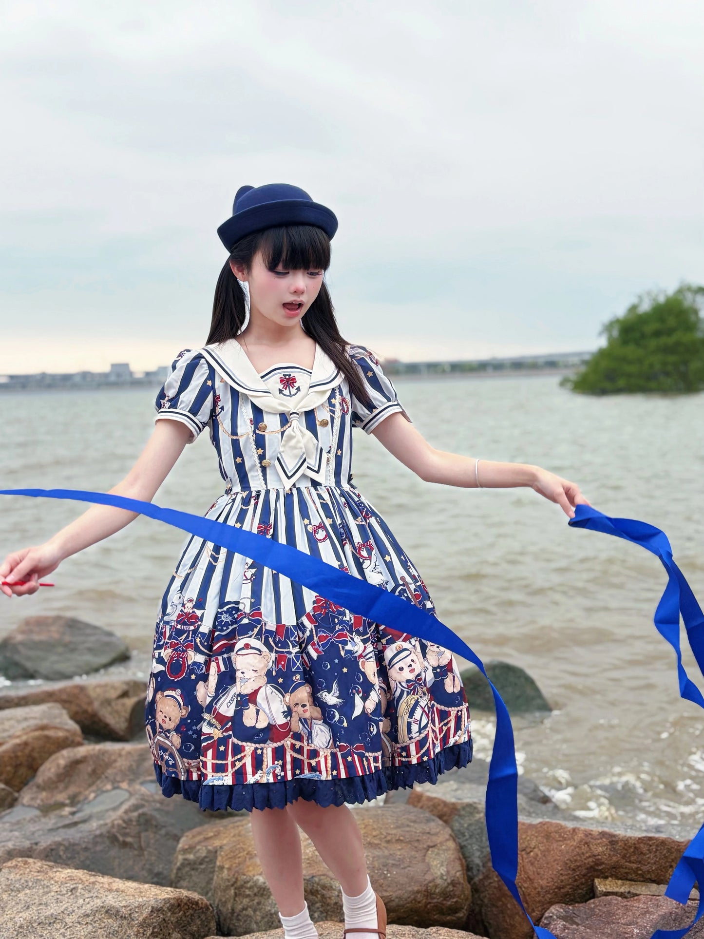 Marine Bear Kleid und Komplettset „Alice“