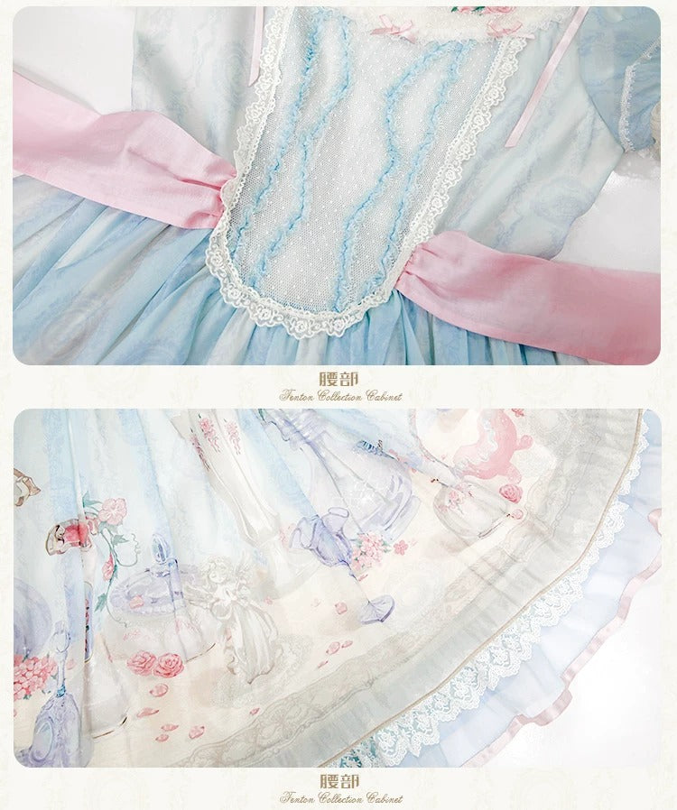 【受注予約~4/29】Fenton Curio Cabinet ワンピース・ジャンパースカート・エプロン【花与珍珠匣】