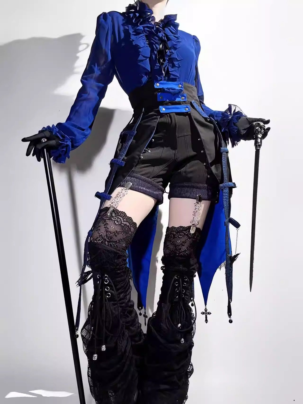 クリノリン型スカート飾り(蝙蝠レース)【Oblivion Street】