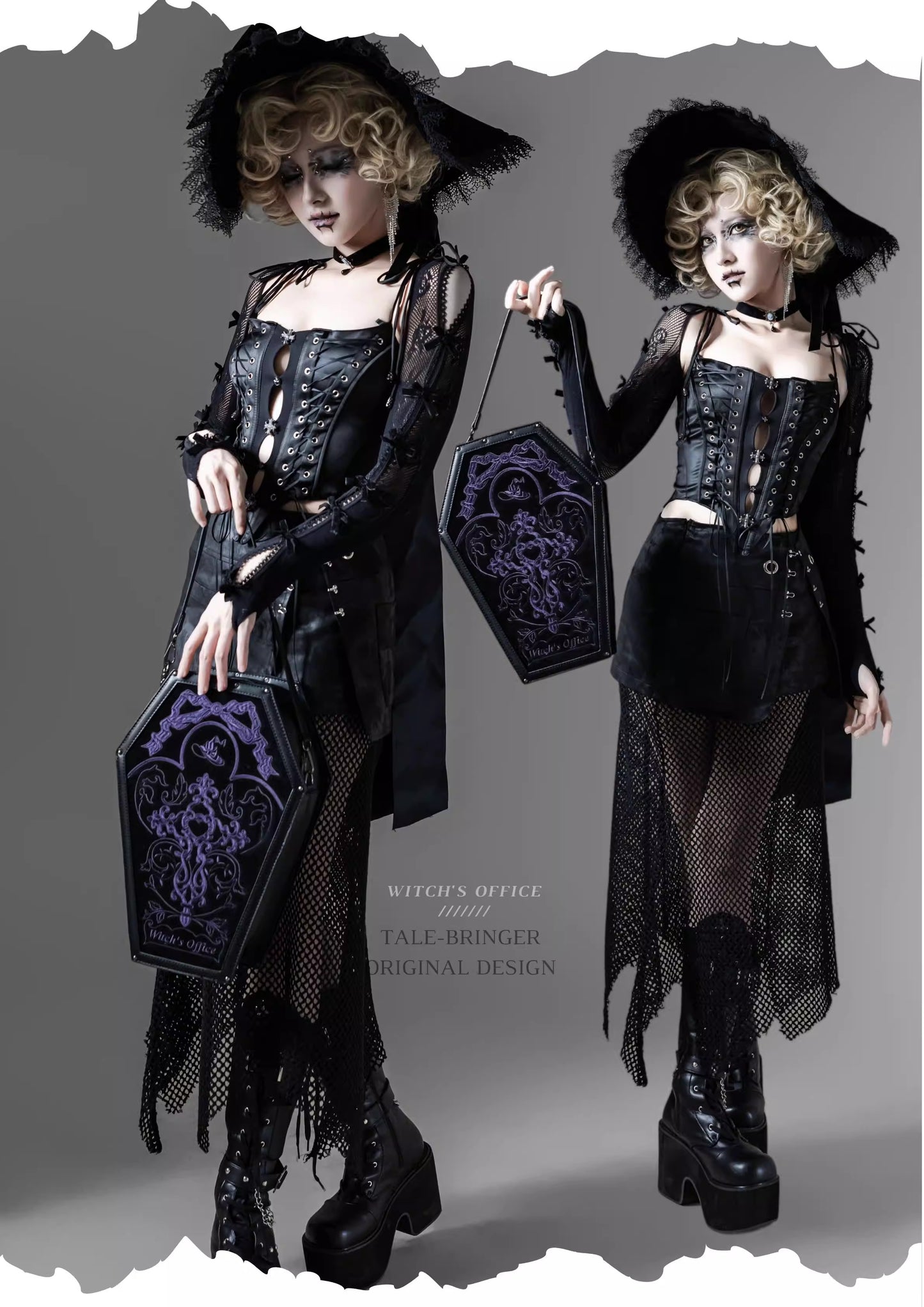 【受注予約~1/18】魔女集会 棺型バッグ【物語者】