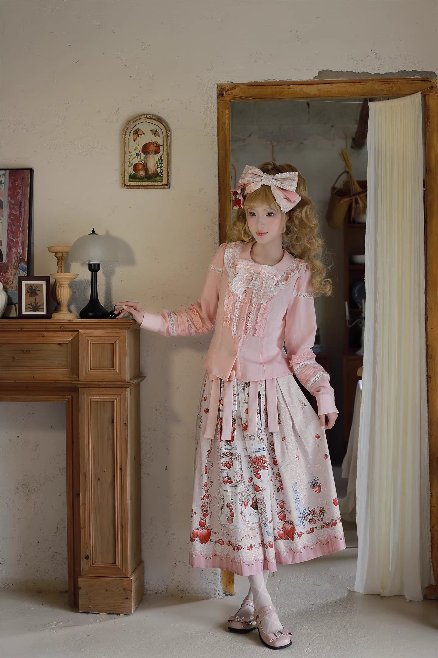 【受注予約~12/16】Strawberry Manor ブラウス【Balladeer】