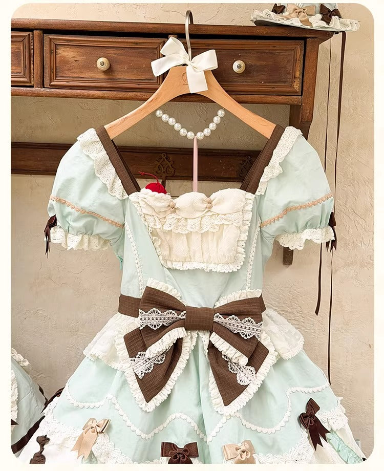 【受注予約~1/26】CupCakes ワンピース【花与珍珠匣】