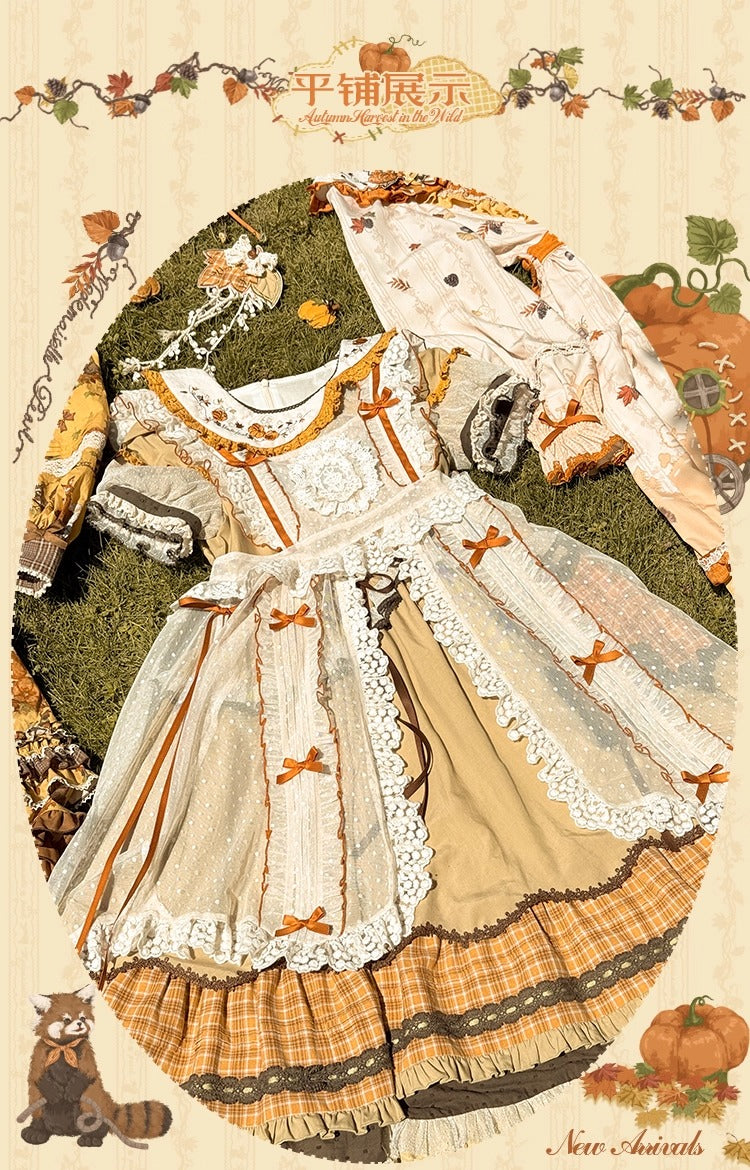 【受注予約~10/2】Autumn Harvest in the Hill エプロン【花与珍珠匣】