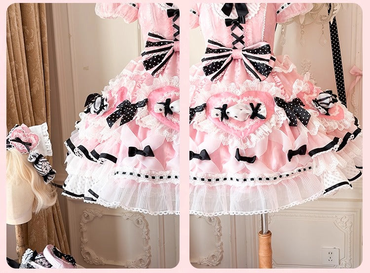 【受注予約~12/8】Candy Wrapper ワンピース【花与珍珠匣】