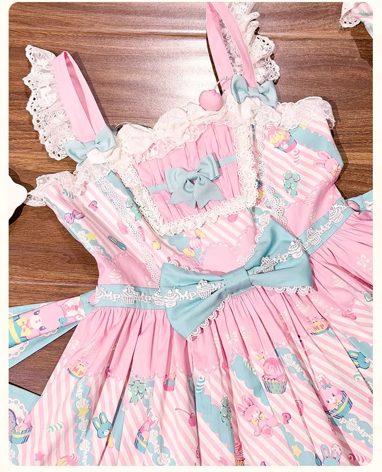 【受注予約~1/26】CupCakes ジャンパースカート【花与珍珠匣】