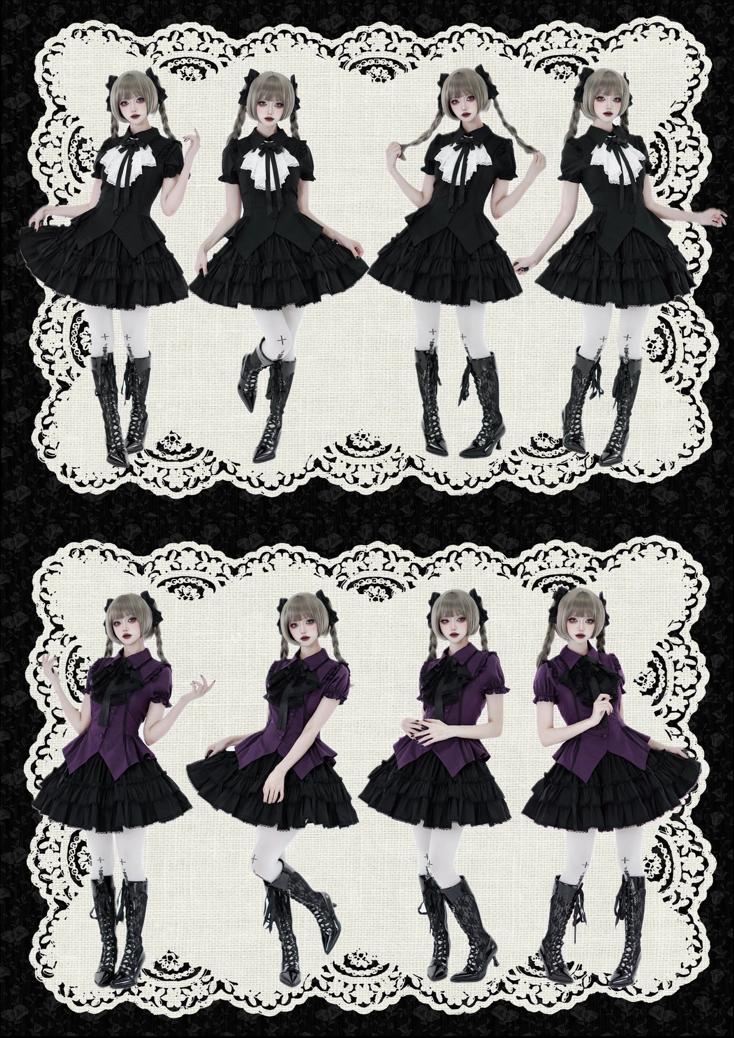 【受注予約~6/11】Layla Nocturne ブラウス【Evegie】