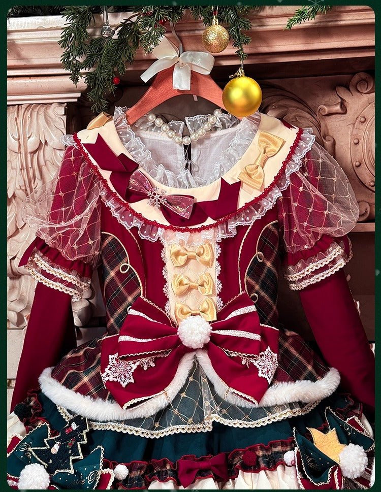 【受注予約~10/28】Christmas Eve ワンピース・ジャンパースカート【花与珍珠匣】