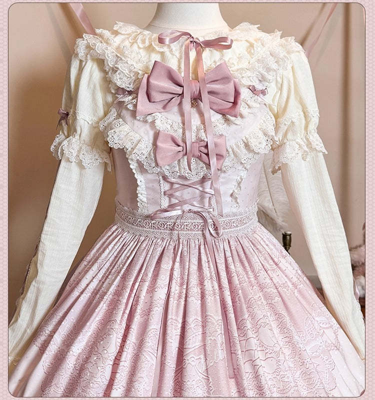 【受注予約~12/23】Race Doll ジャンパースカート(タイプ3)【花与珍珠匣】