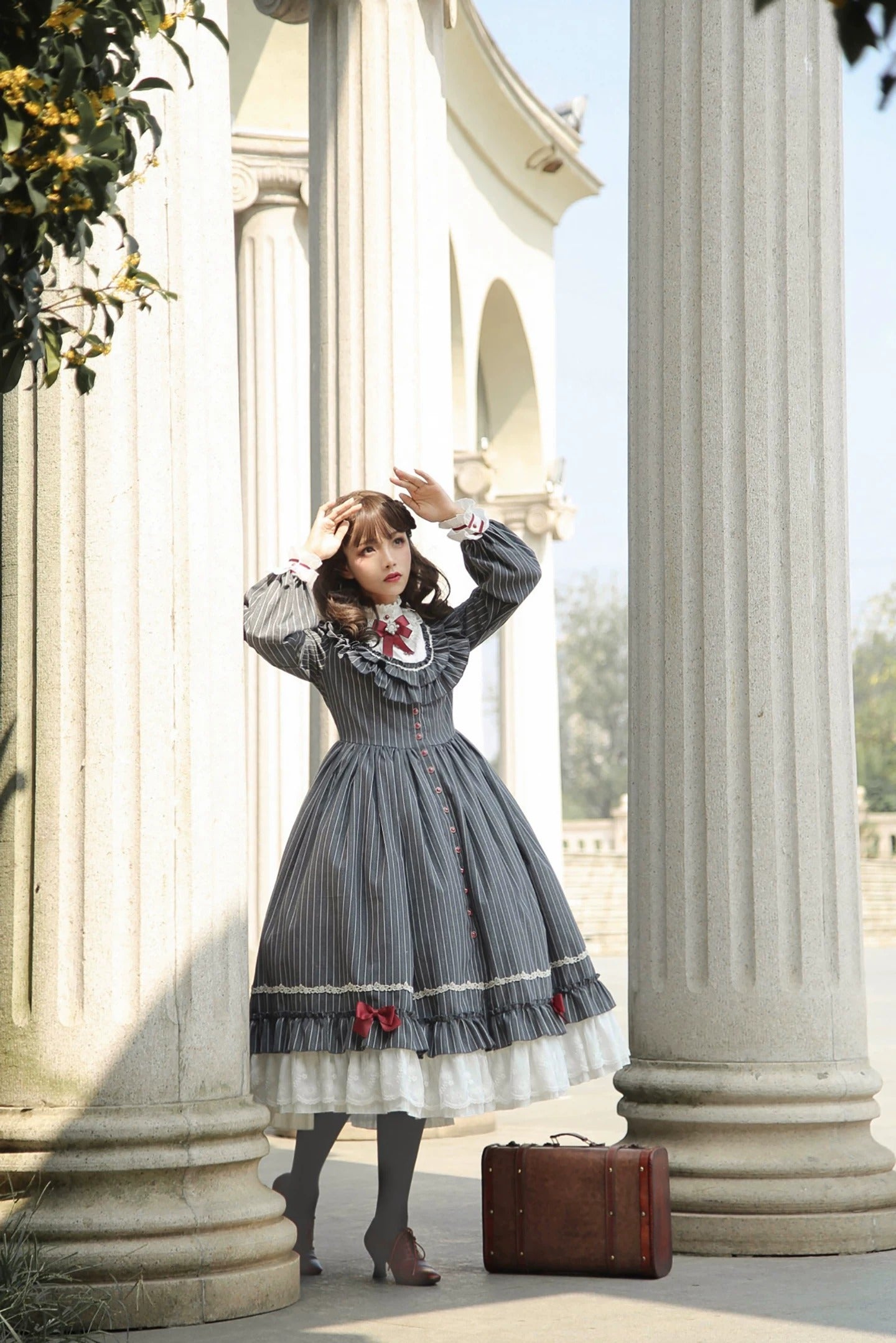 【受注予約~9/6】フィレンツェの旅人 ワンピース・ハットセット【Fantastic Wind】