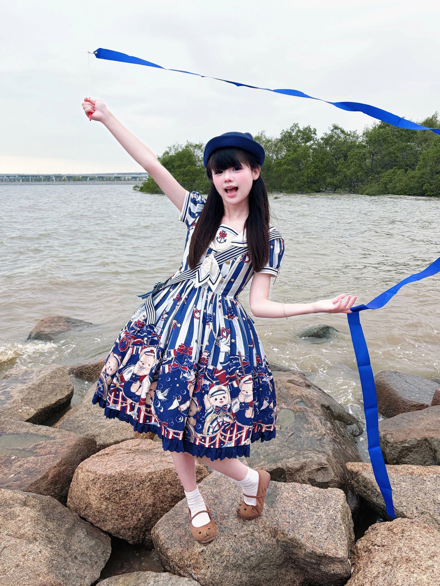 Marine Bear Kleid und Komplettset „Alice“