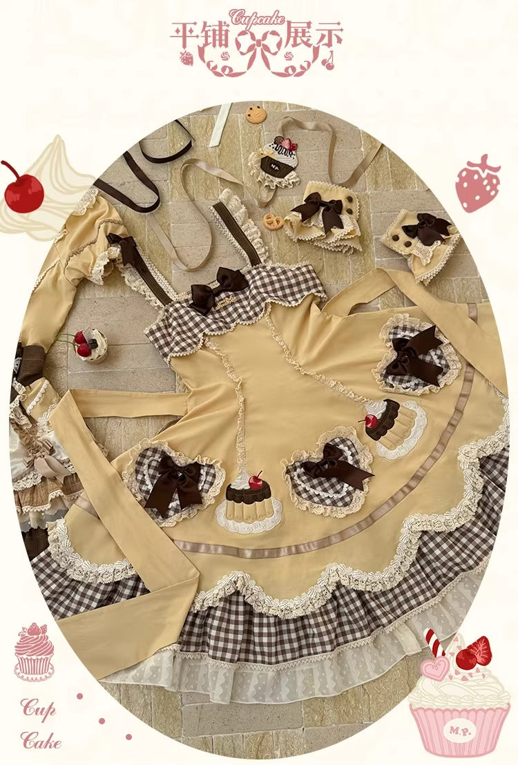 【受注予約~1/26】CupCakes ジャンパースカート【花与珍珠匣】