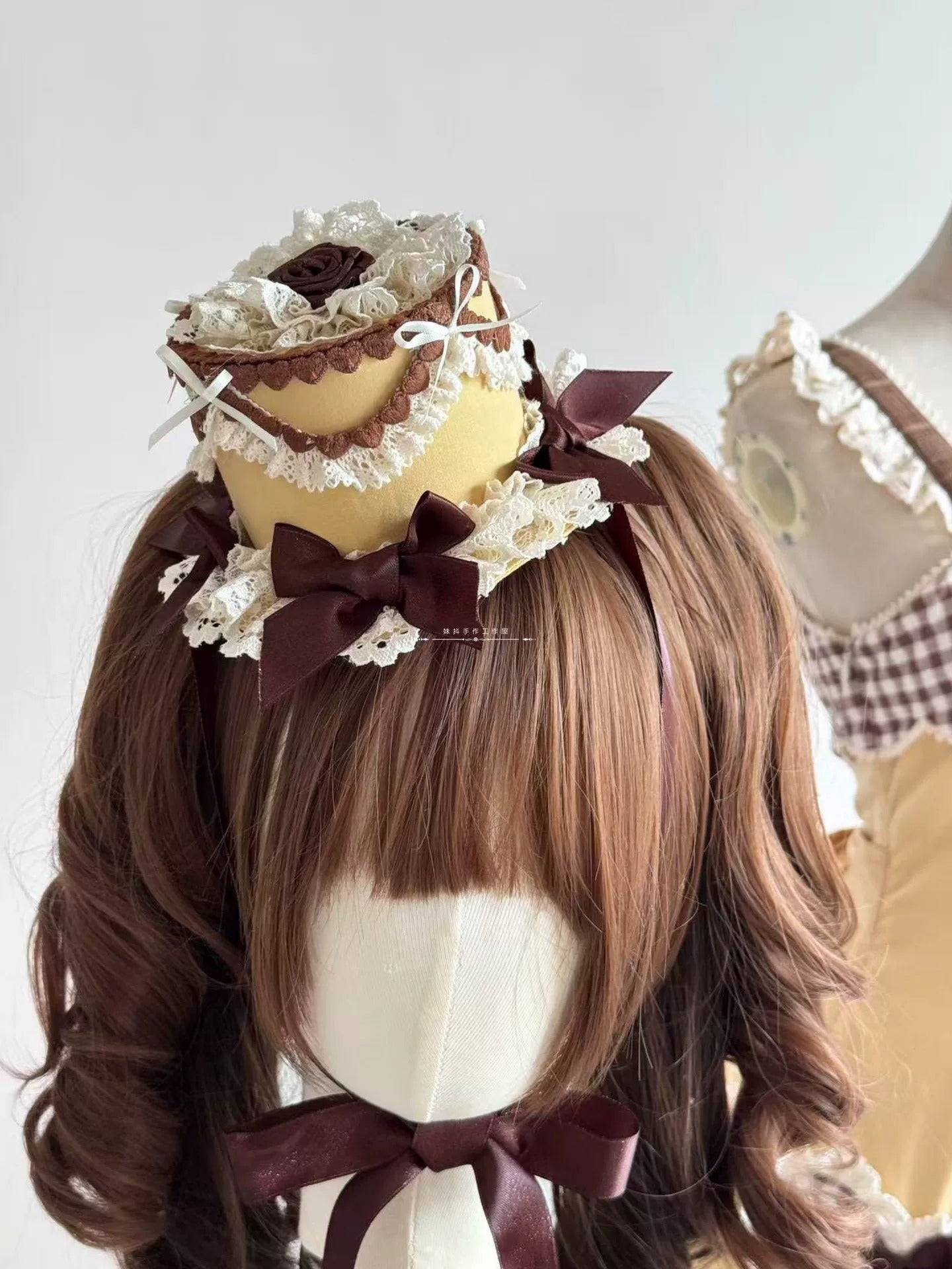 ローズケーキ ミニハット【妹抖手作工作屋】
