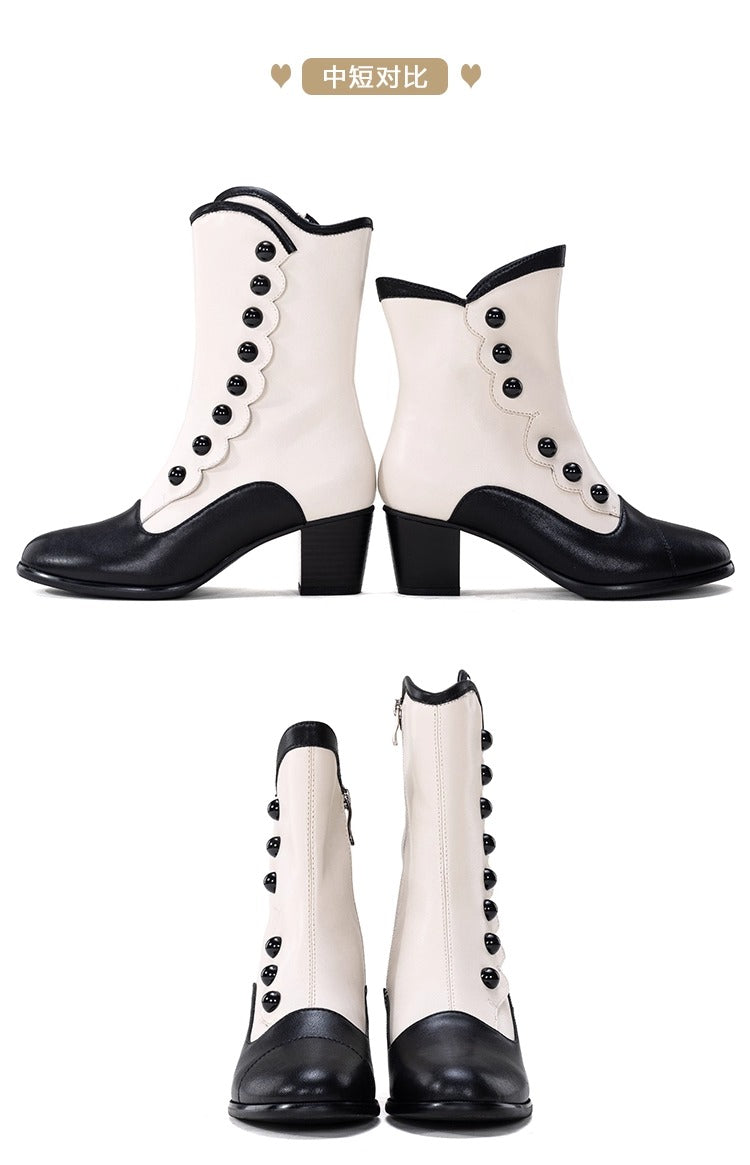 Victory ボタンブーツ(ミドル)【Iris Corolla】 – Epetice