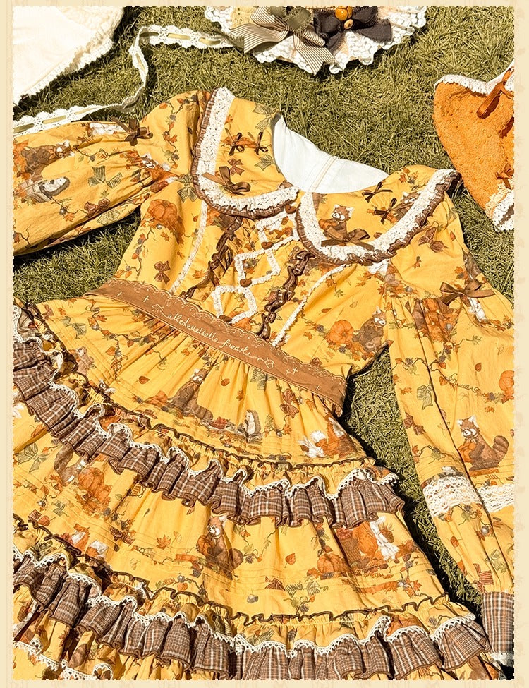 [Pre-orders open until October 2nd] Autumn Harvest in the Hill One-Piece Dress [Flowers and Pearl Box]