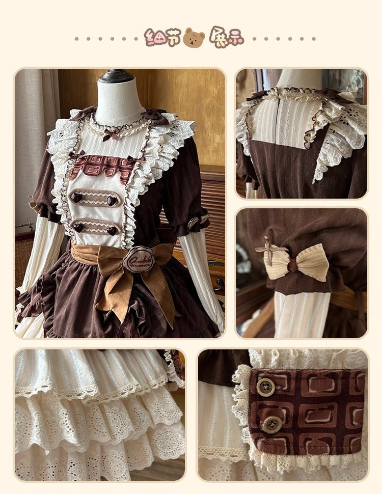 [Pre-orders until October 9th] Hazelnut Cocoa Dress/Jumper Skirt [Doujingo]