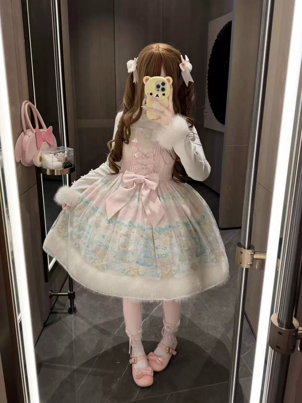 【受注予約~9/30】Kitty Musical Box ジャンパースカート・ケープ・2点セット【MY Cat-Twinkling Starlight】