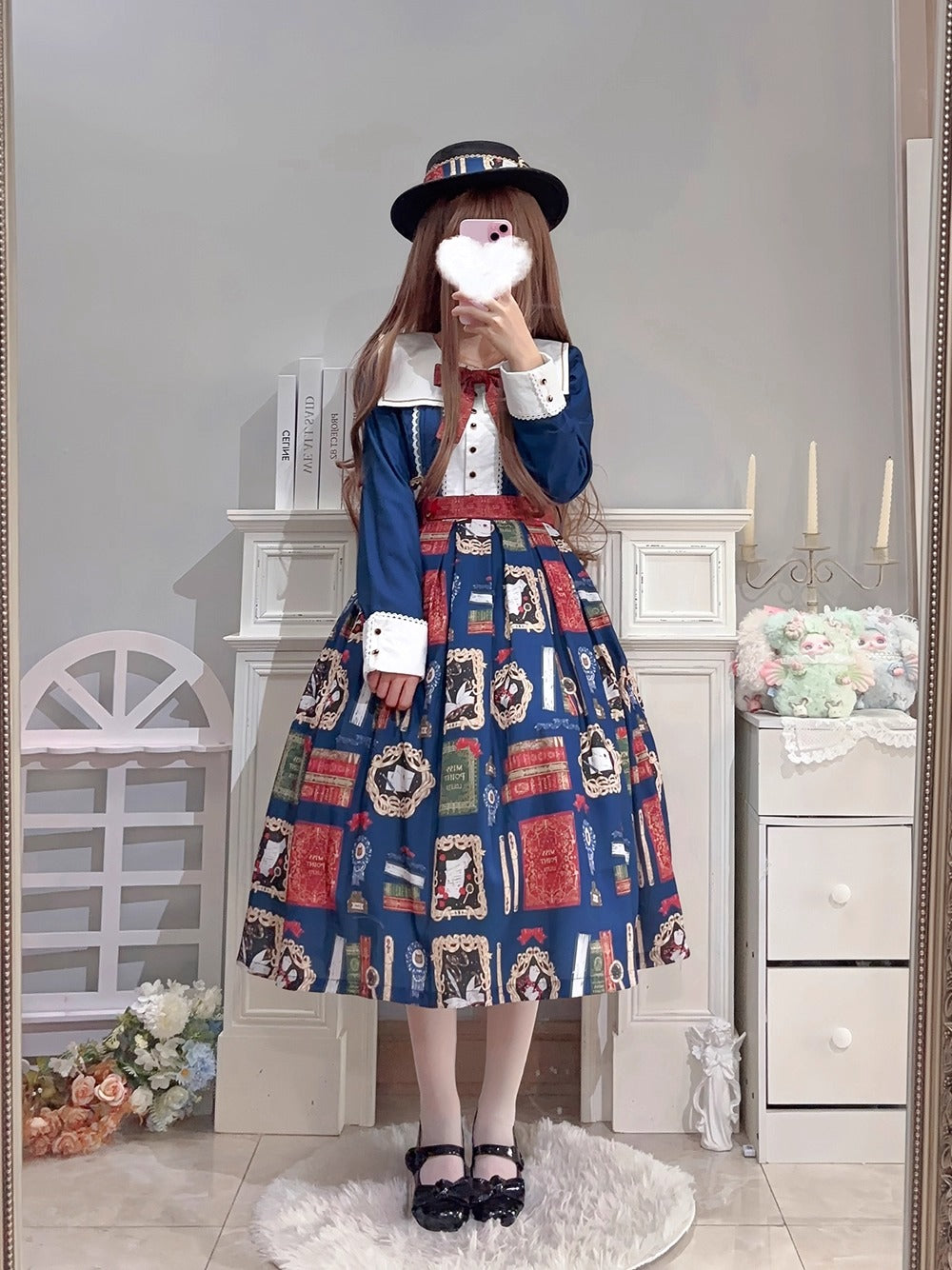 【受注予約~10/22】Wheat Book ワンピース【Miss Cube】