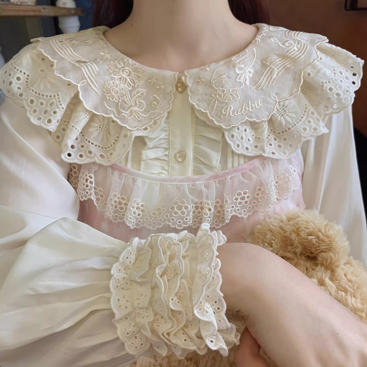 Petit Rabbit ブラウス【Flower Banquet】