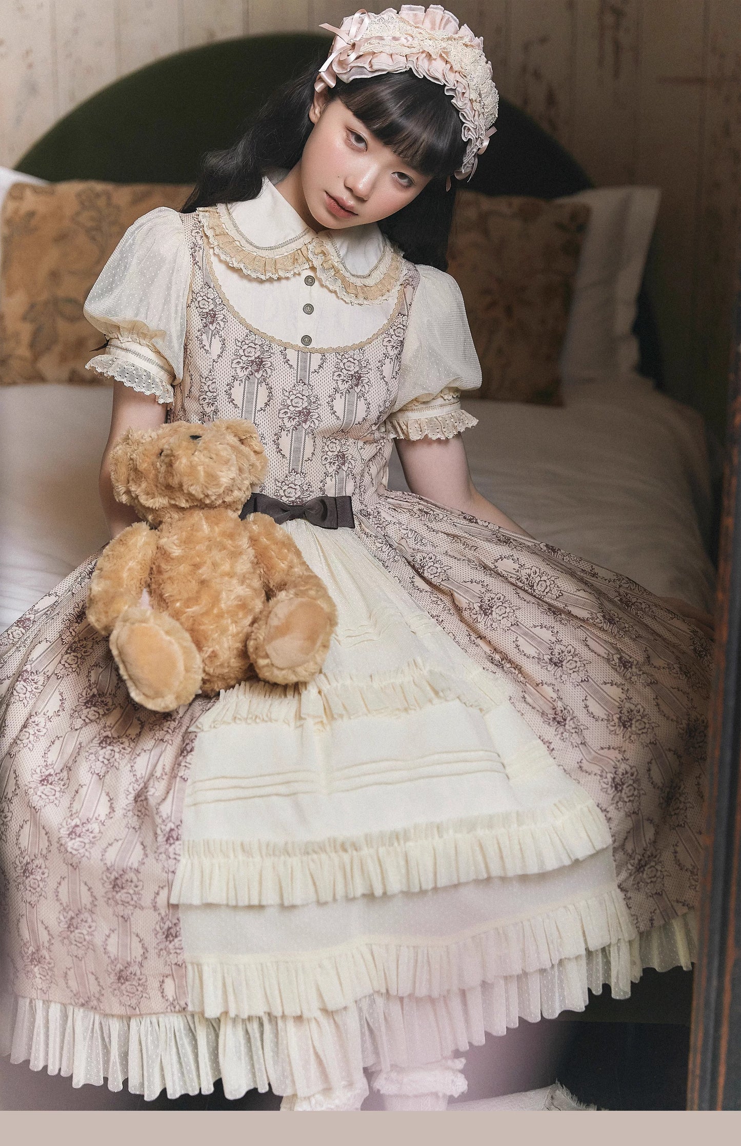 【受注予約~2/12】Spring speech ワンピース・ジャンパースカート【Hime】