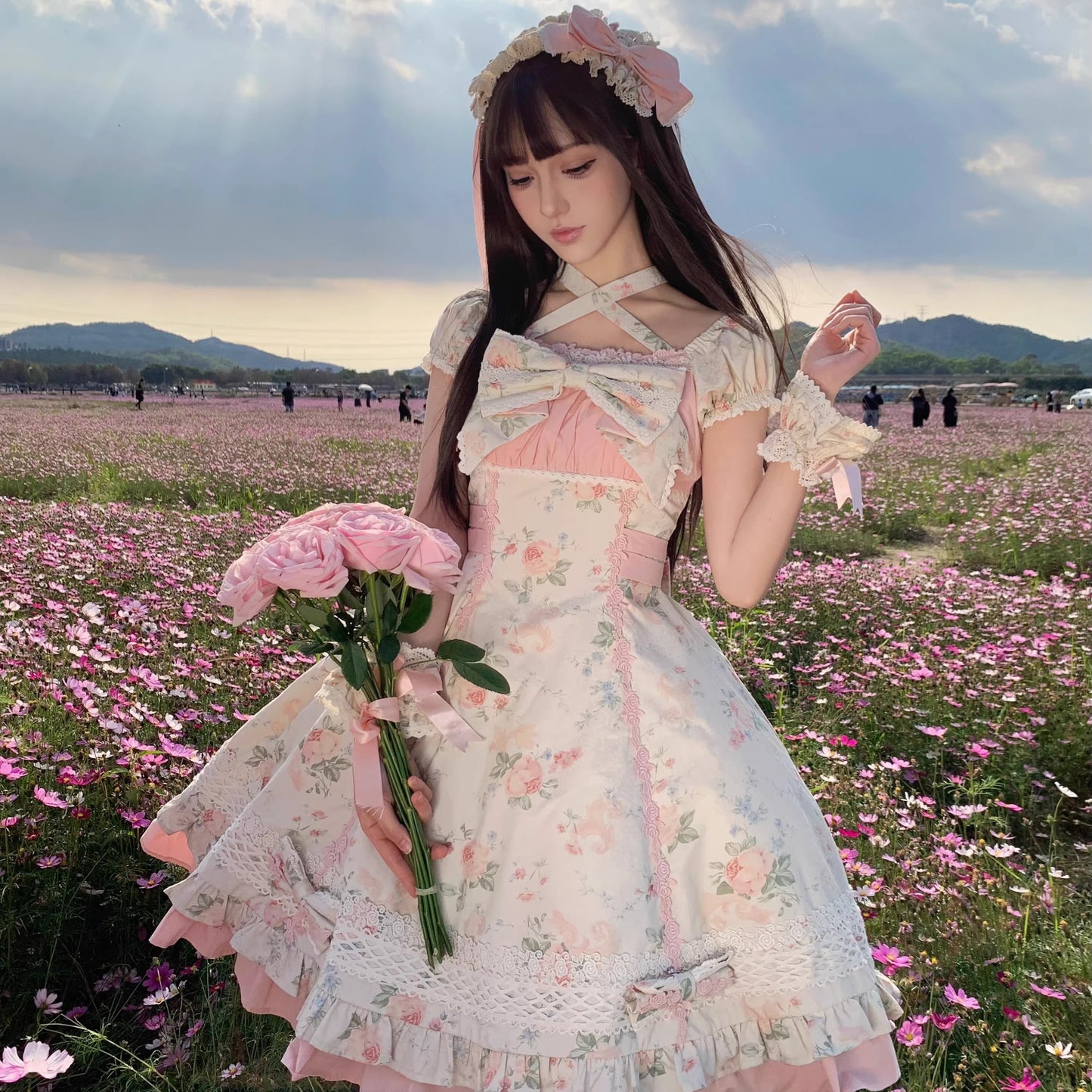 【受注予約~3/30】Spring Flower ワンピース【Alice】