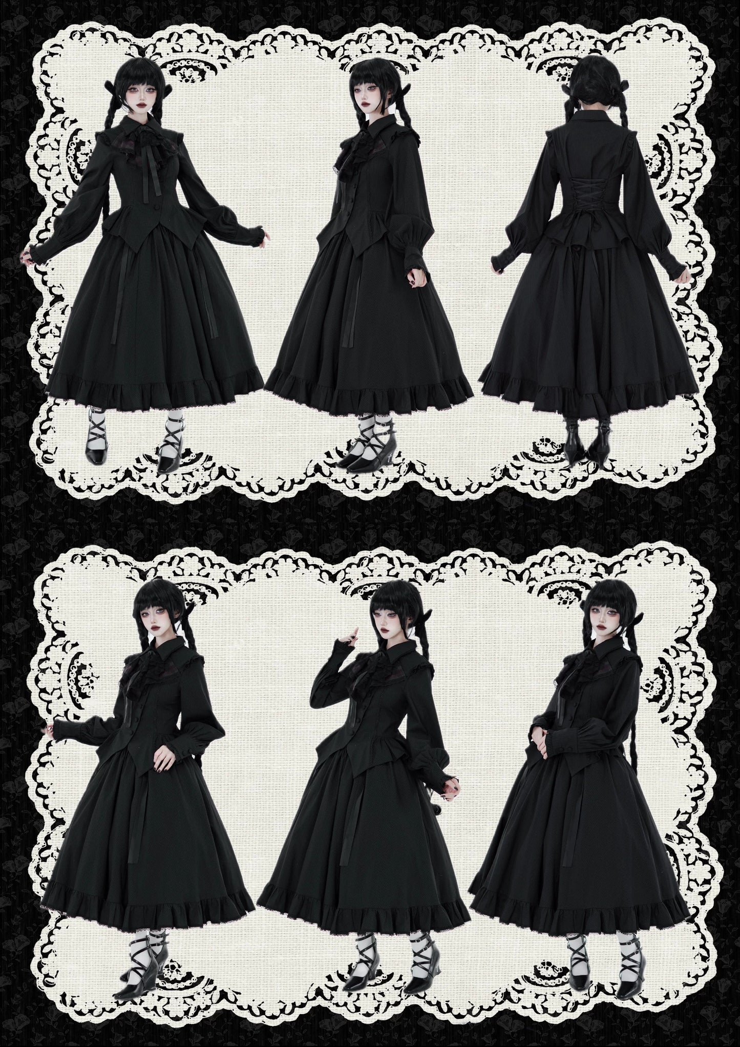 【受注予約~6/11】Layla Nocturne スカート・ドロワーズ【Evegie】