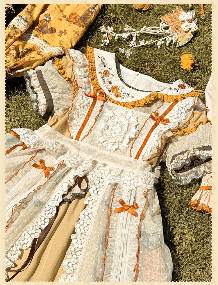 [Pre-orders open until October 2nd] Autumn Harvest in the Hill One-Piece Dress [Flowers and Pearl Box]