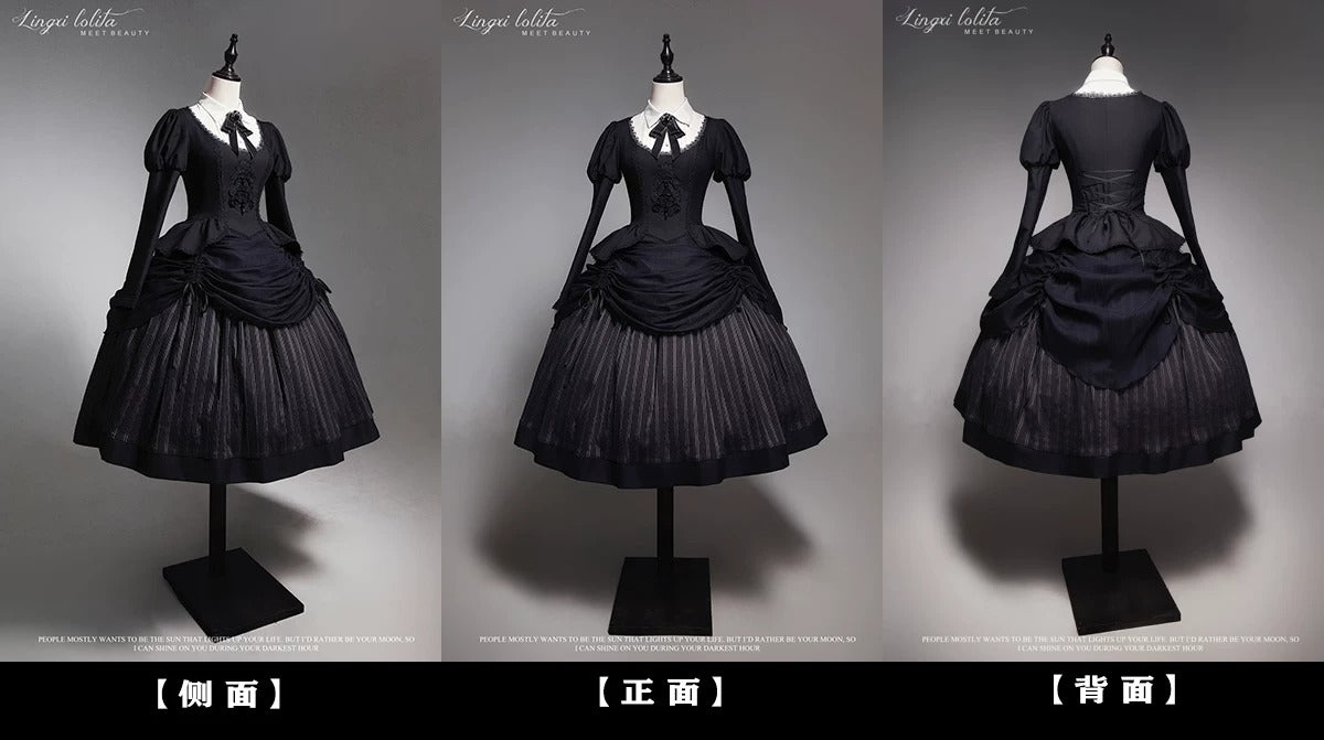 【受注予約~4/30】Striped Diary セットアップ【Lingxi】