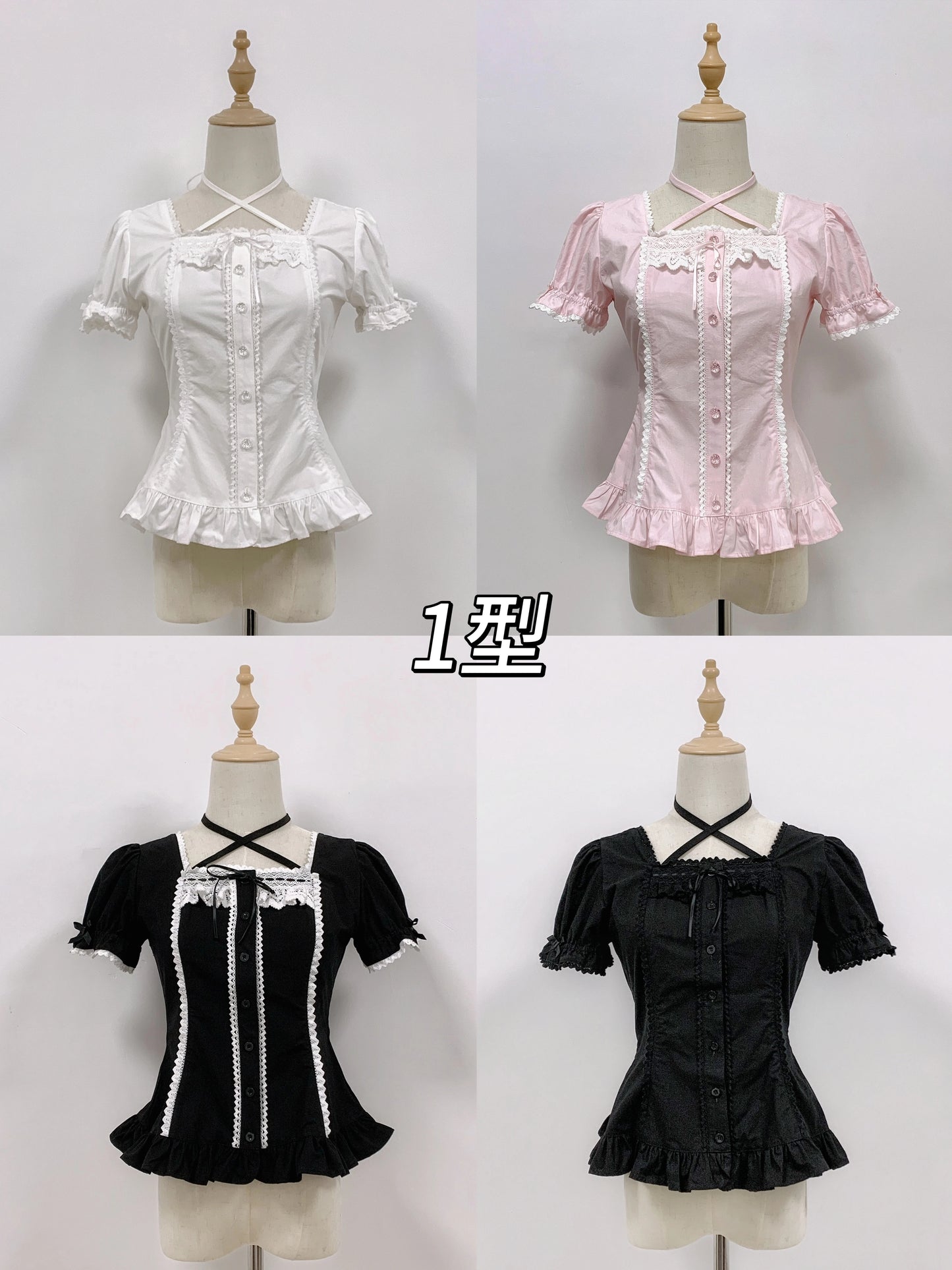 【受注予約~8/26】春日桃姫 ブラウス(タイプ1) 【Rose and Neverland】