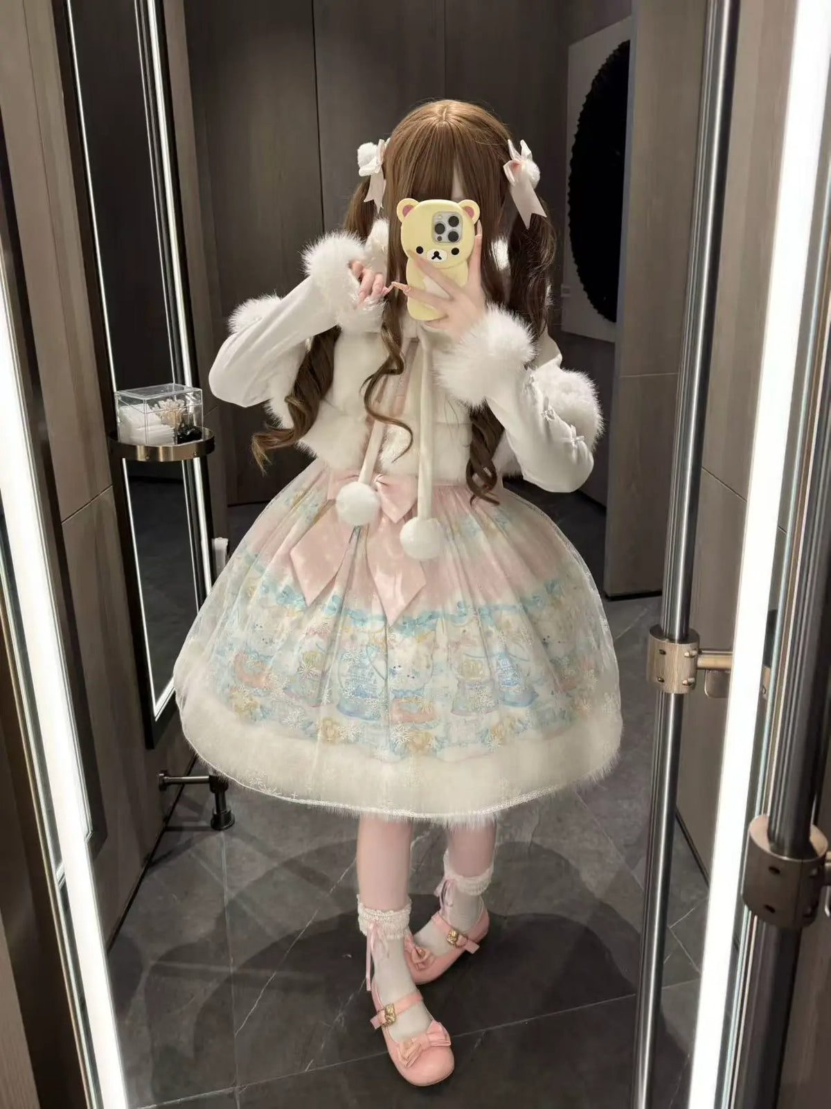 【受注予約~9/30】Kitty Musical Box ジャンパースカート・ケープ・2点セット【MY Cat-Twinkling Starlight】