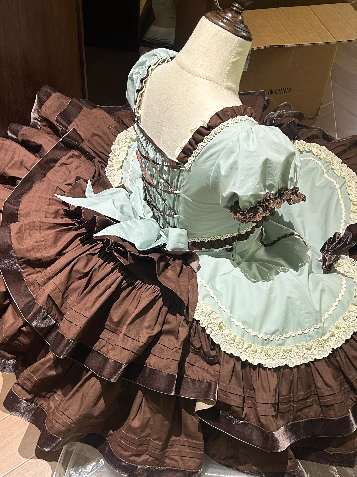 【受注予約~2/19】Jenny Cookies ワンピース【Aurora Borealis】