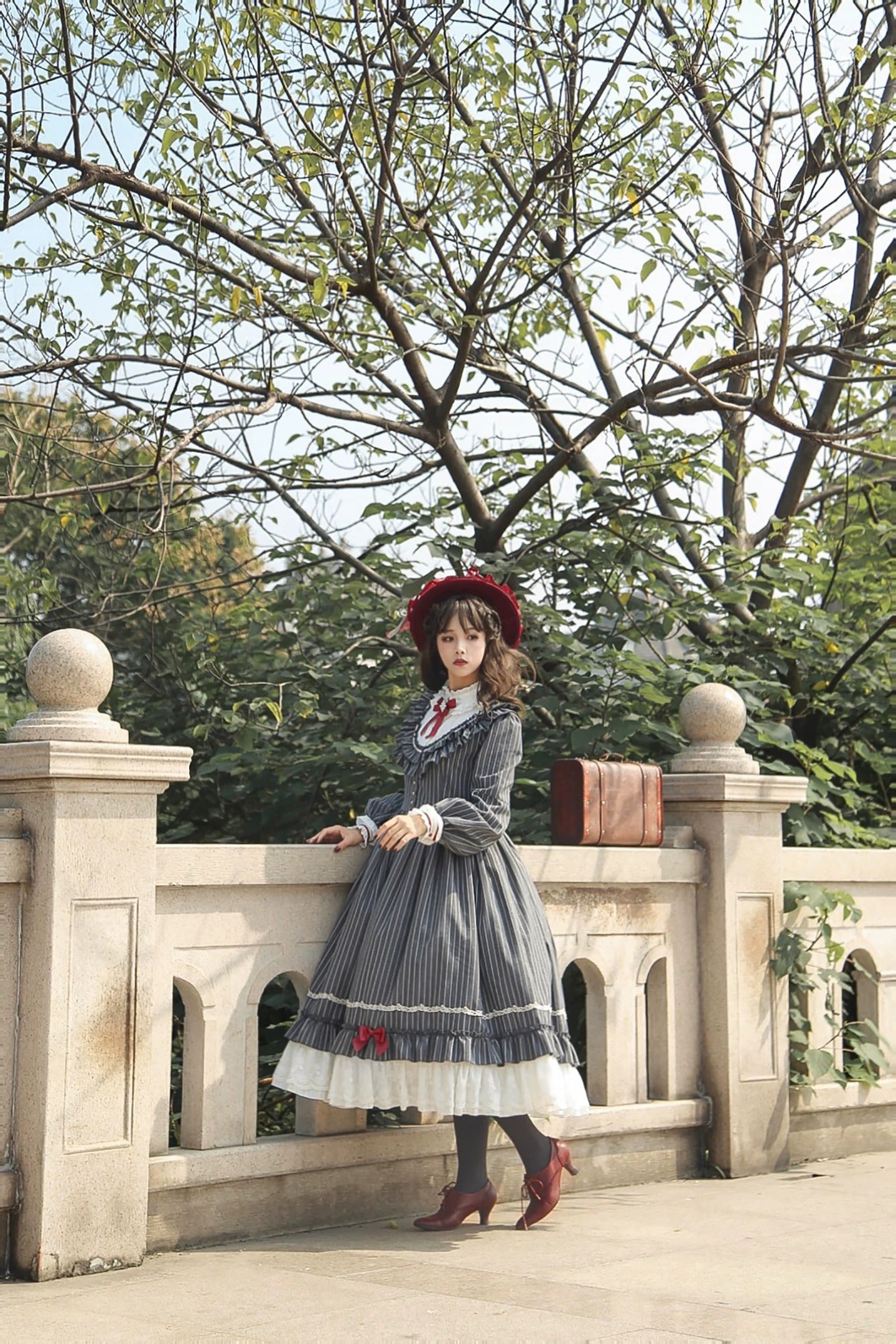 【受注予約~9/6】フィレンツェの旅人 ワンピース・ハットセット【Fantastic Wind】