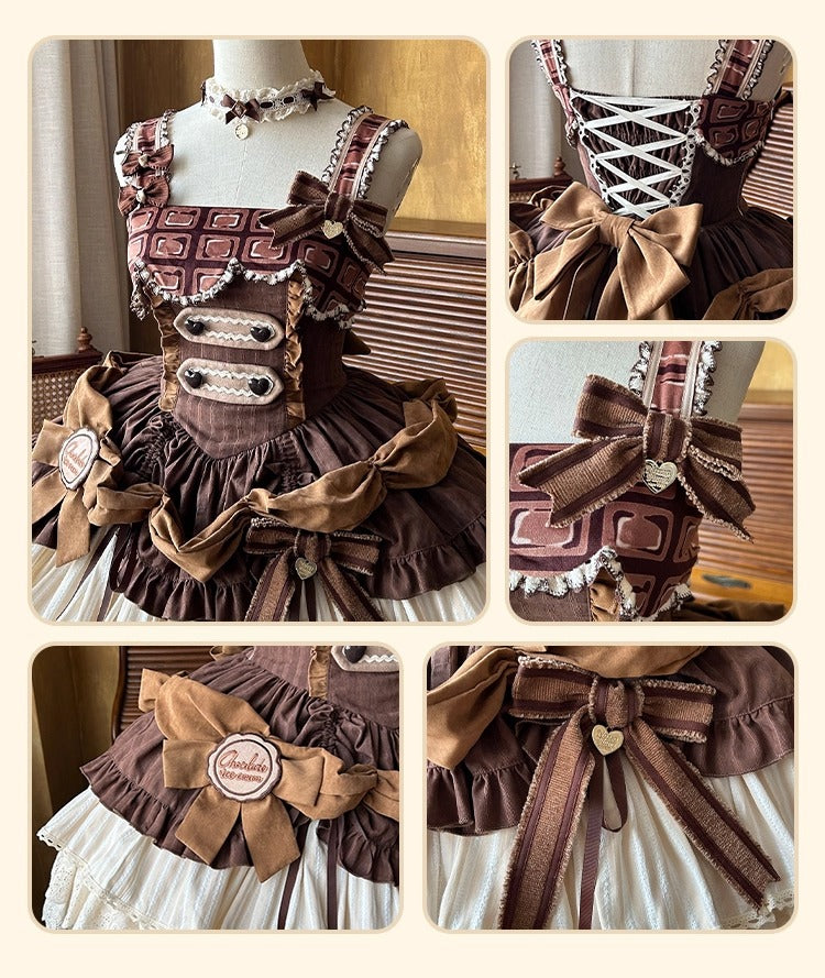 [Pre-orders until October 9th] Hazelnut Cocoa Dress/Jumper Skirt [Doujingo]