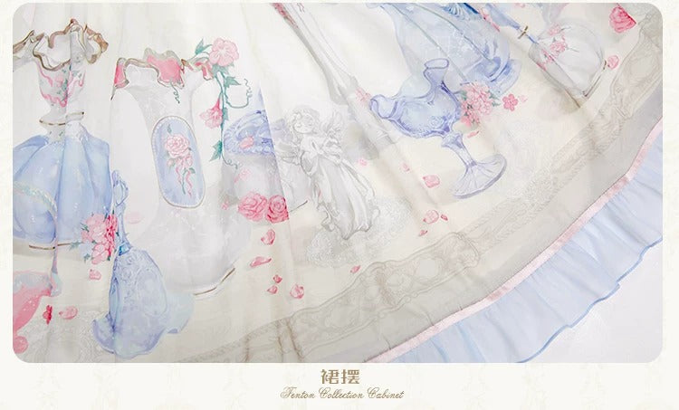 【受注予約~4/29】Fenton Curio Cabinet ワンピース・ジャンパースカート・エプロン【花与珍珠匣】