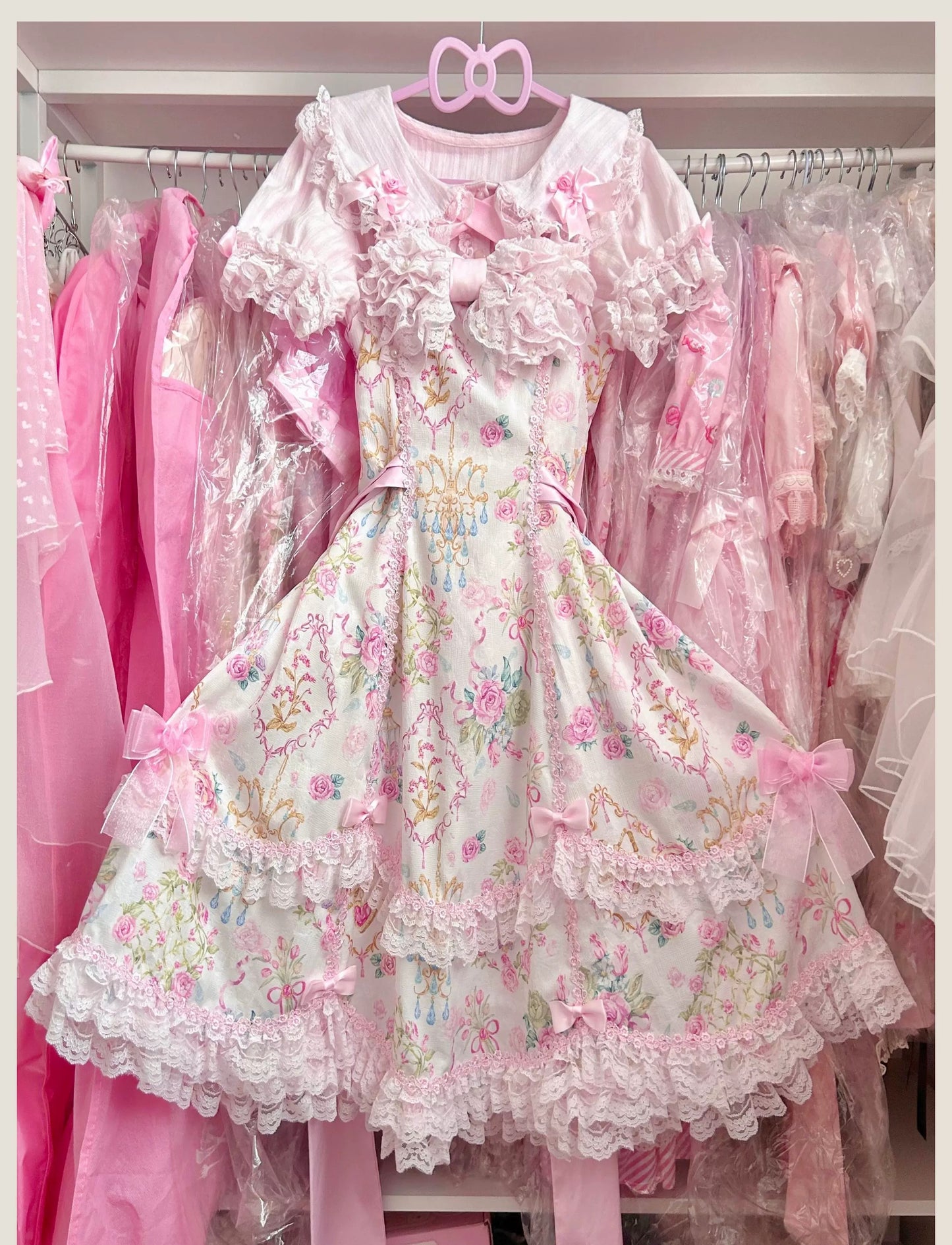 Vintage Flower Wall ブラウス【TaTaTa Lolita】