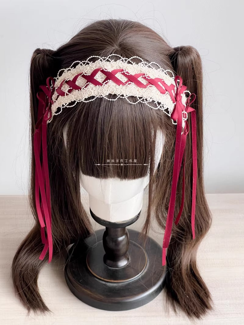 リボンテールヘッドドレス【妹抖手作工作屋】