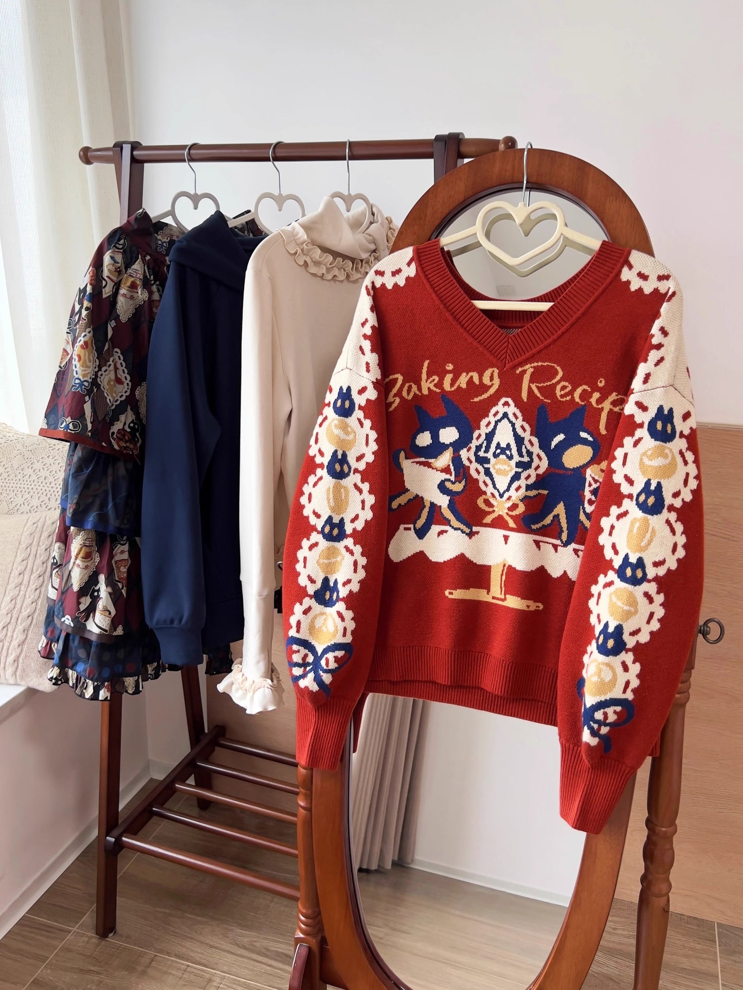 Cat Afternoon Tea ニット・トップス【FrogicStudio】