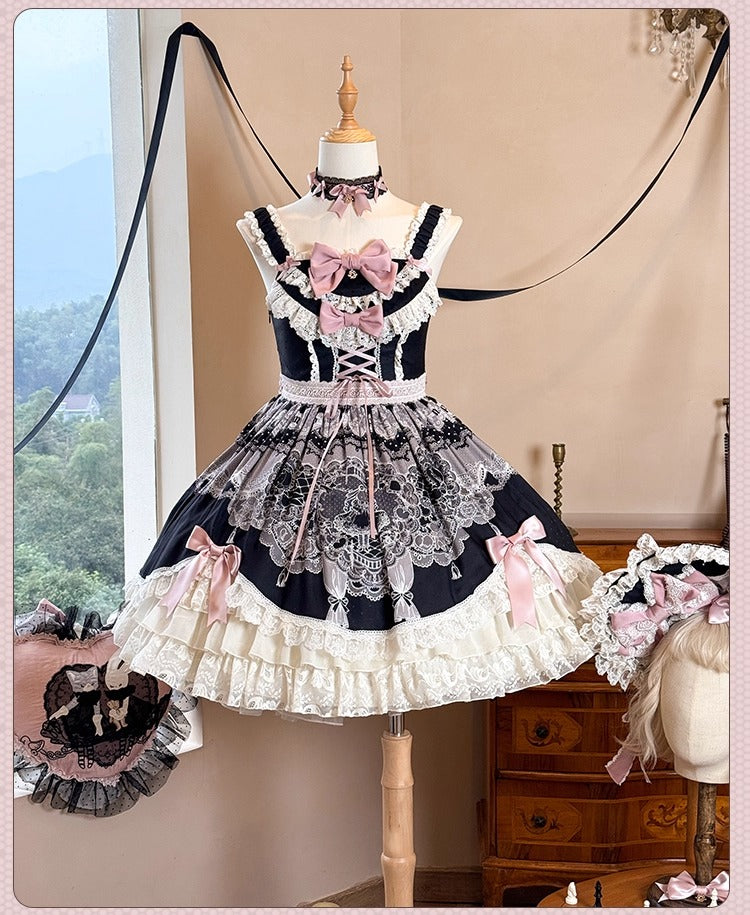 【受注予約~12/23】Race Doll ジャンパースカート(タイプ3)【花与珍珠匣】