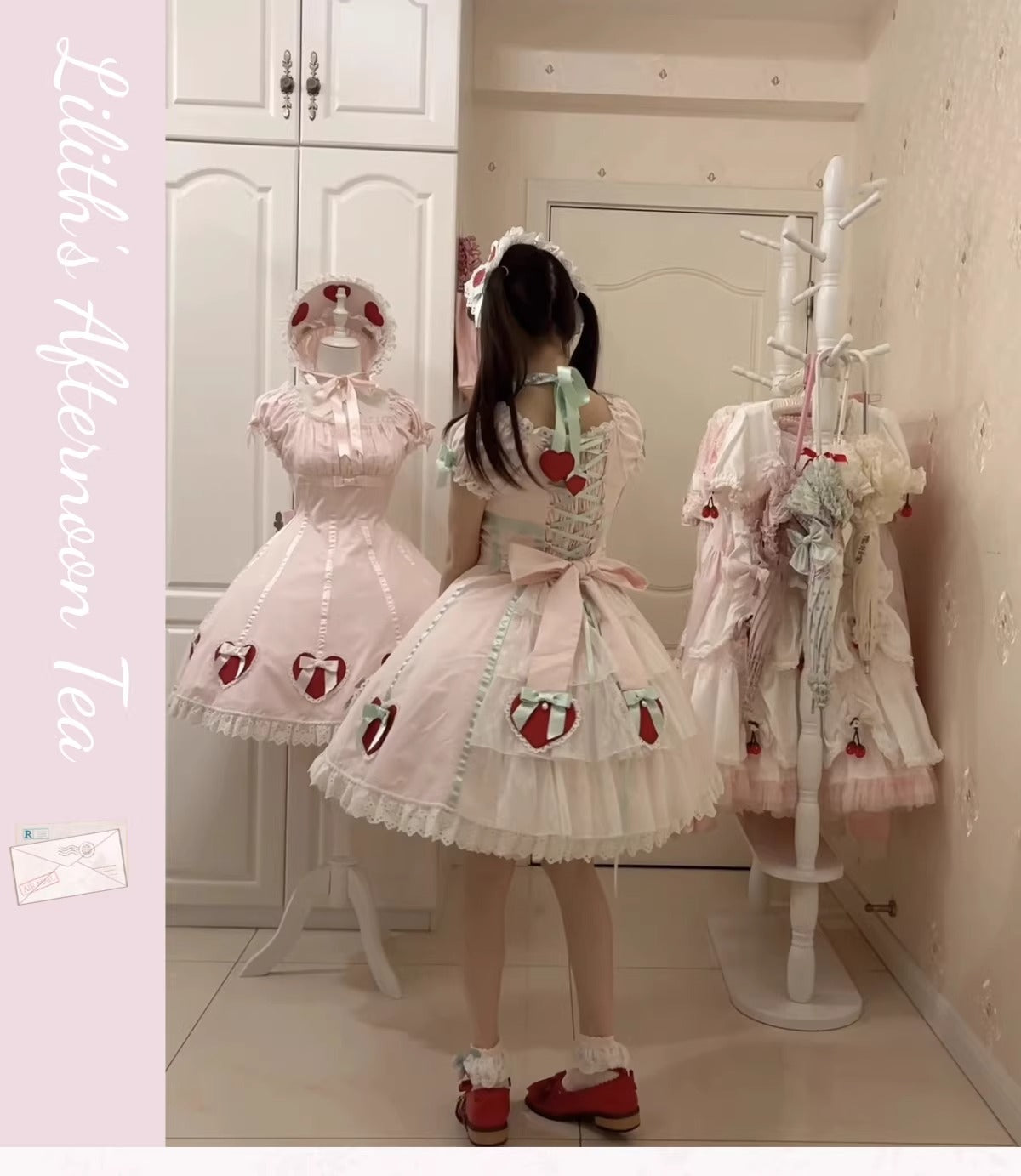 【受注予約~3/12】Lilith's Afternoon Tea ワンピース【小能熊】