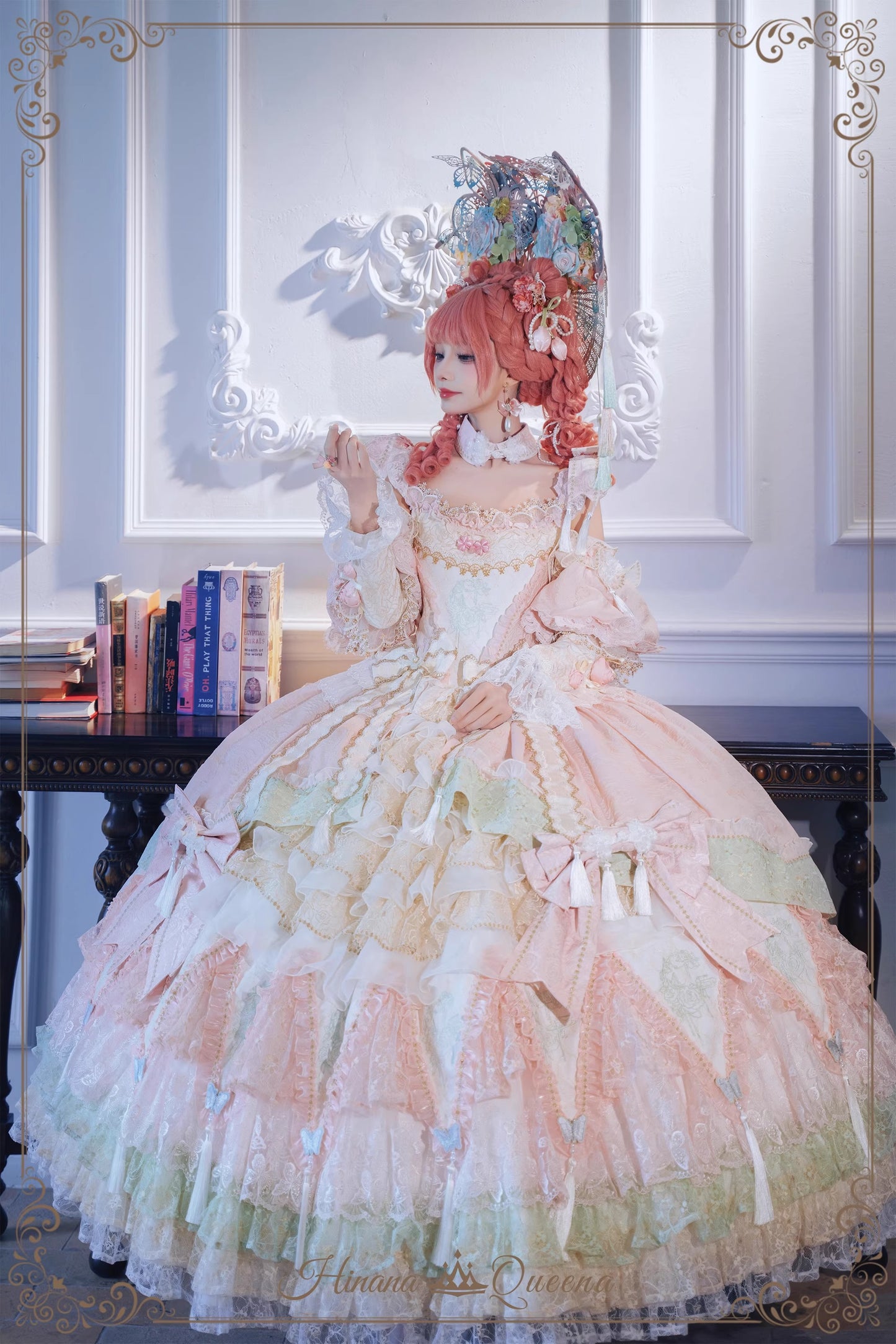 【受注予約~9/15】Crimson-Bee ワンピース【Hinana Queena】