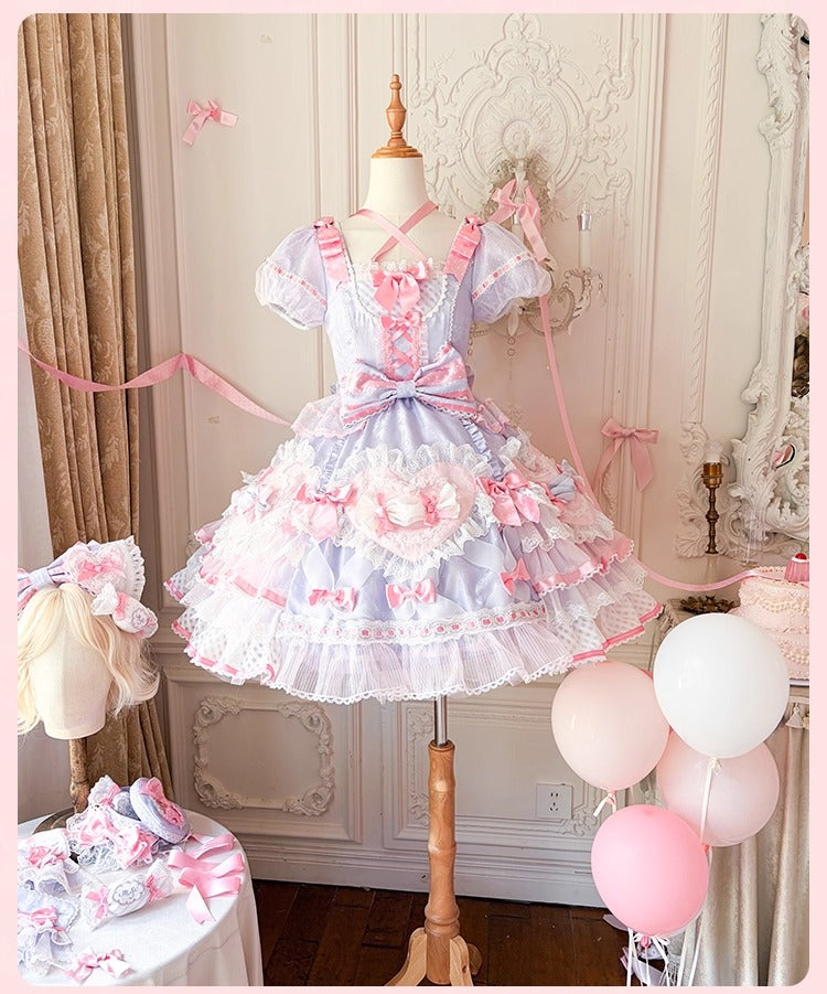 【受注予約~12/8】Candy Wrapper ワンピース【花与珍珠匣】