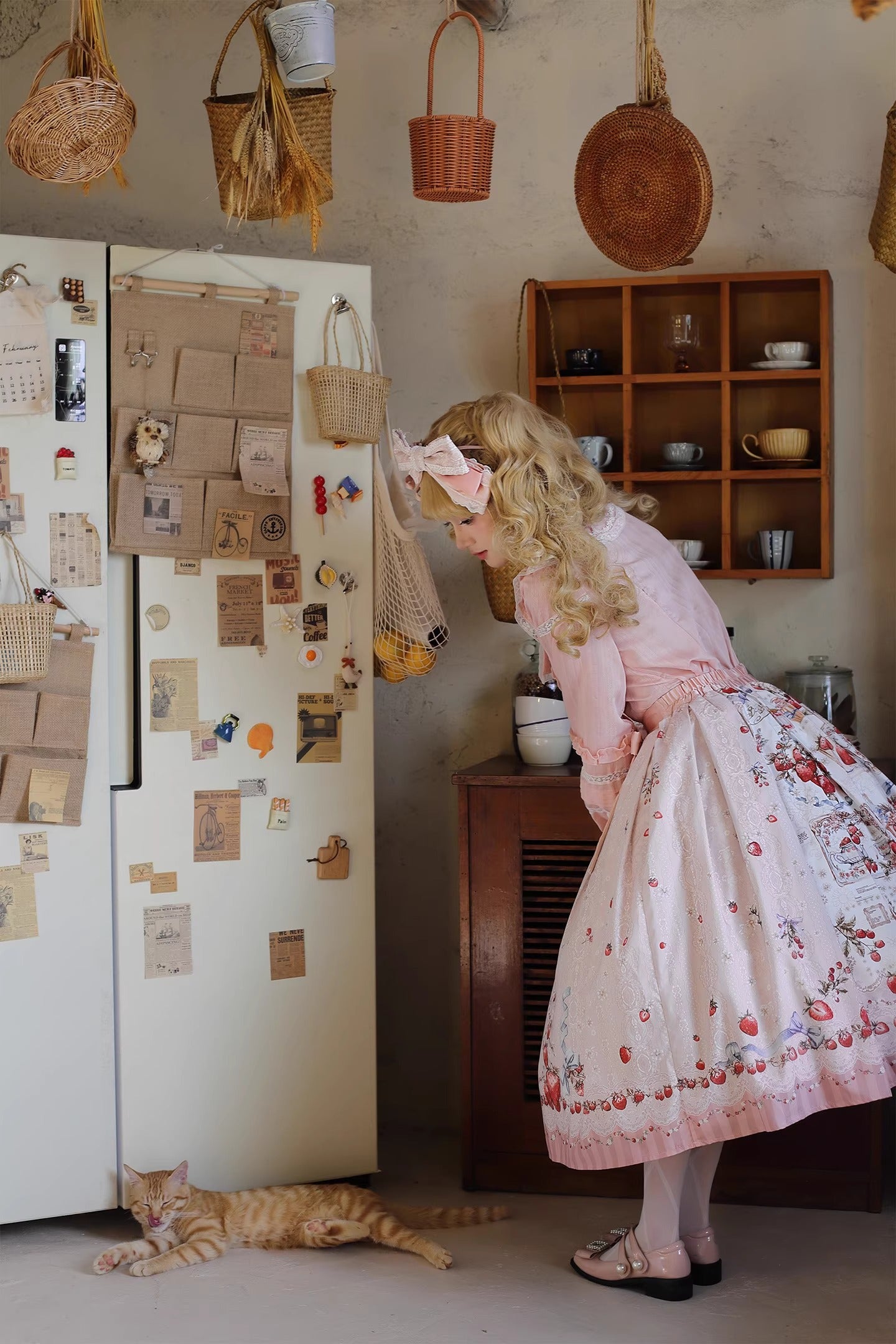 【受注予約~12/16】Strawberry Manor スカート【Balladeer】