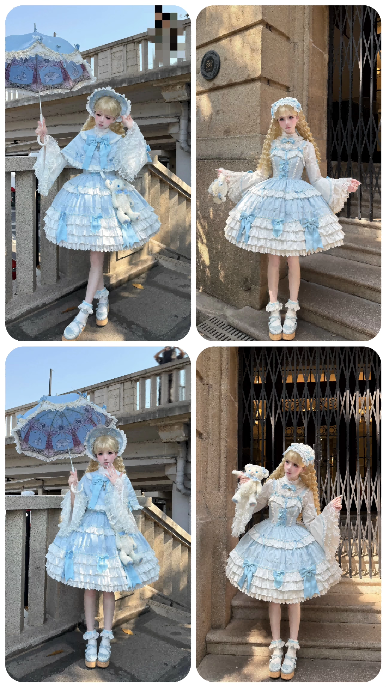 Labirinthe Doll 2.0 アクセサリー(ホワイト×ピンク、ホワイト×サックス)【MQ】