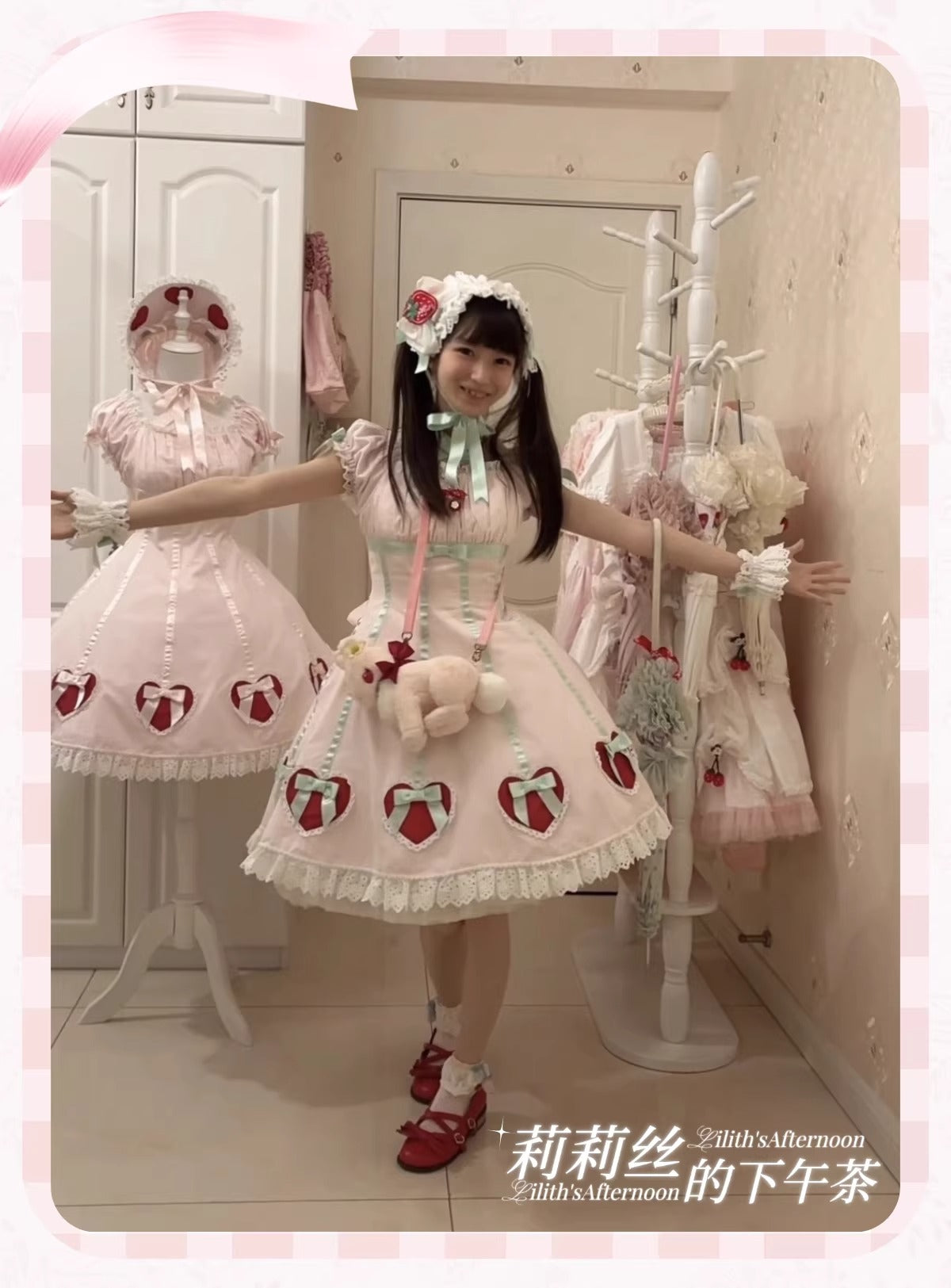 【受注予約~3/12】Lilith's Afternoon Tea ワンピース【小能熊】