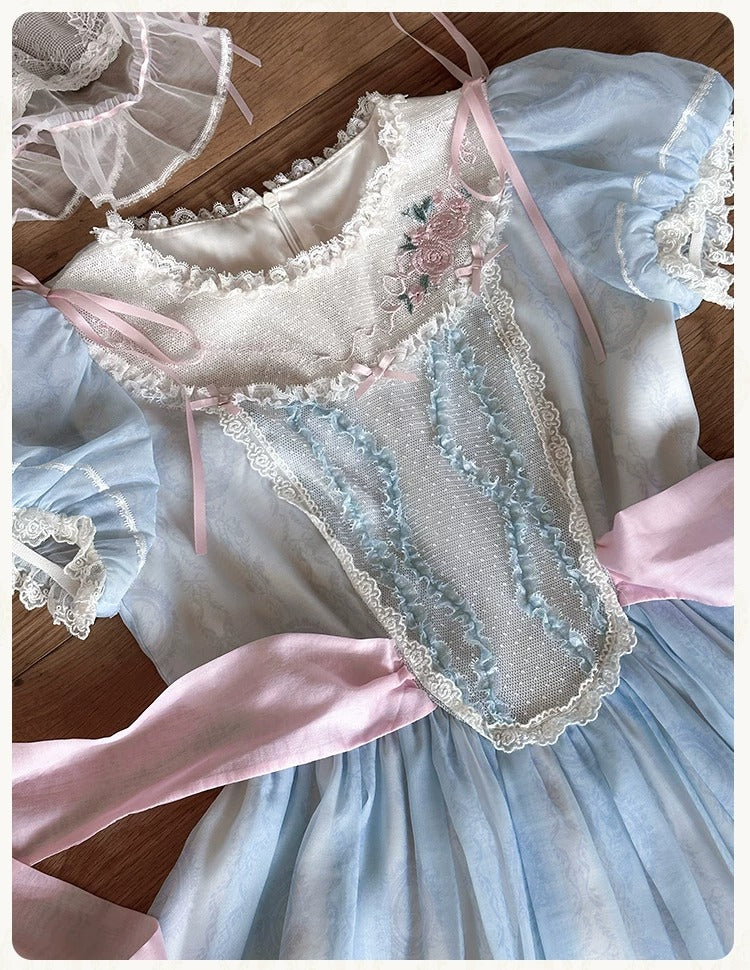 【受注予約~4/29】Fenton Curio Cabinet ワンピース・ジャンパースカート・エプロン【花与珍珠匣】