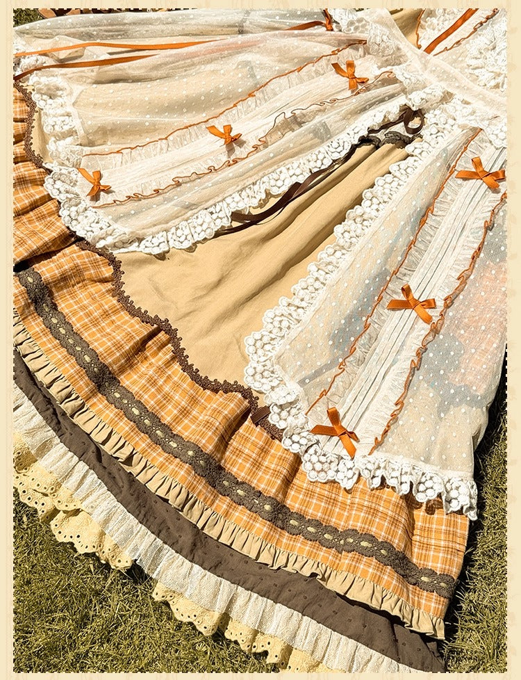 [Pre-orders open until October 2nd] Autumn Harvest in the Hill One-Piece Dress [Flowers and Pearl Box]